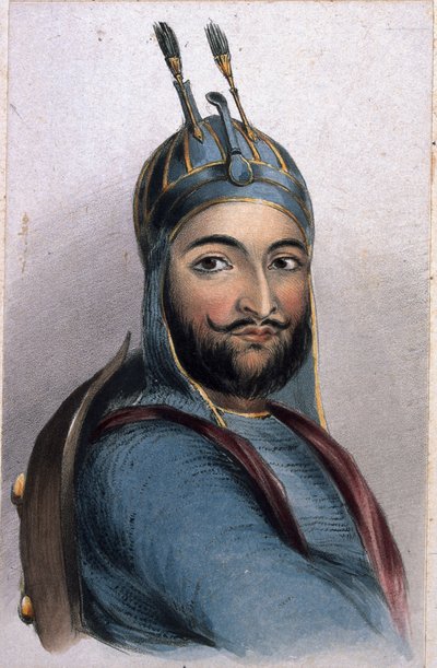 Mahommed Akbar Khan, 1842 by Lieutenant Vincent Eyre